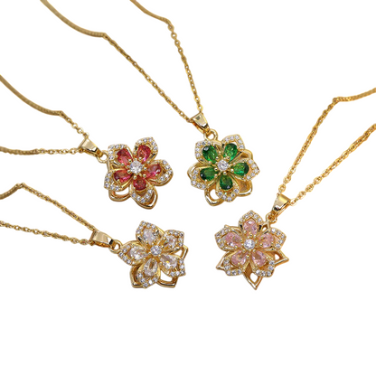 AloreaGem Spinning Necklace